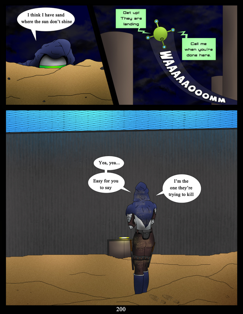 Comic: akacya the bounty hunter page 198 to 201 3