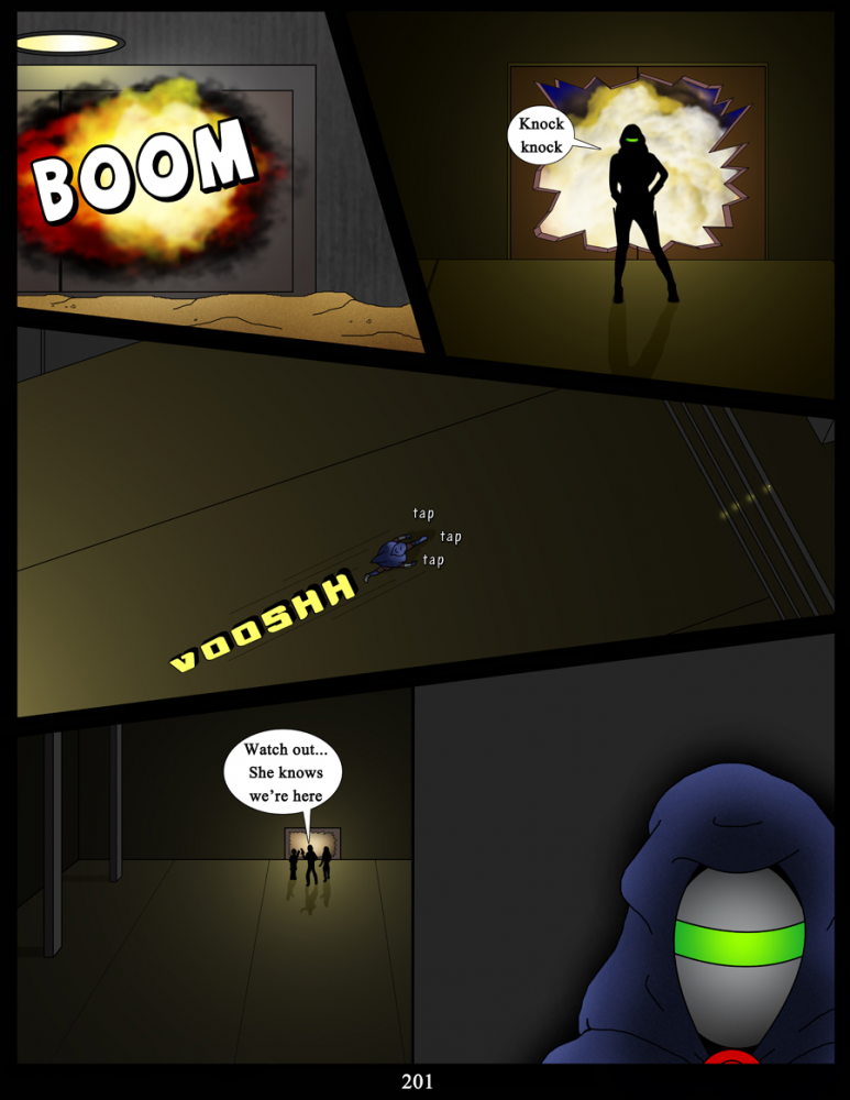 Comic: akacya the bounty hunter page 198 to 201 4