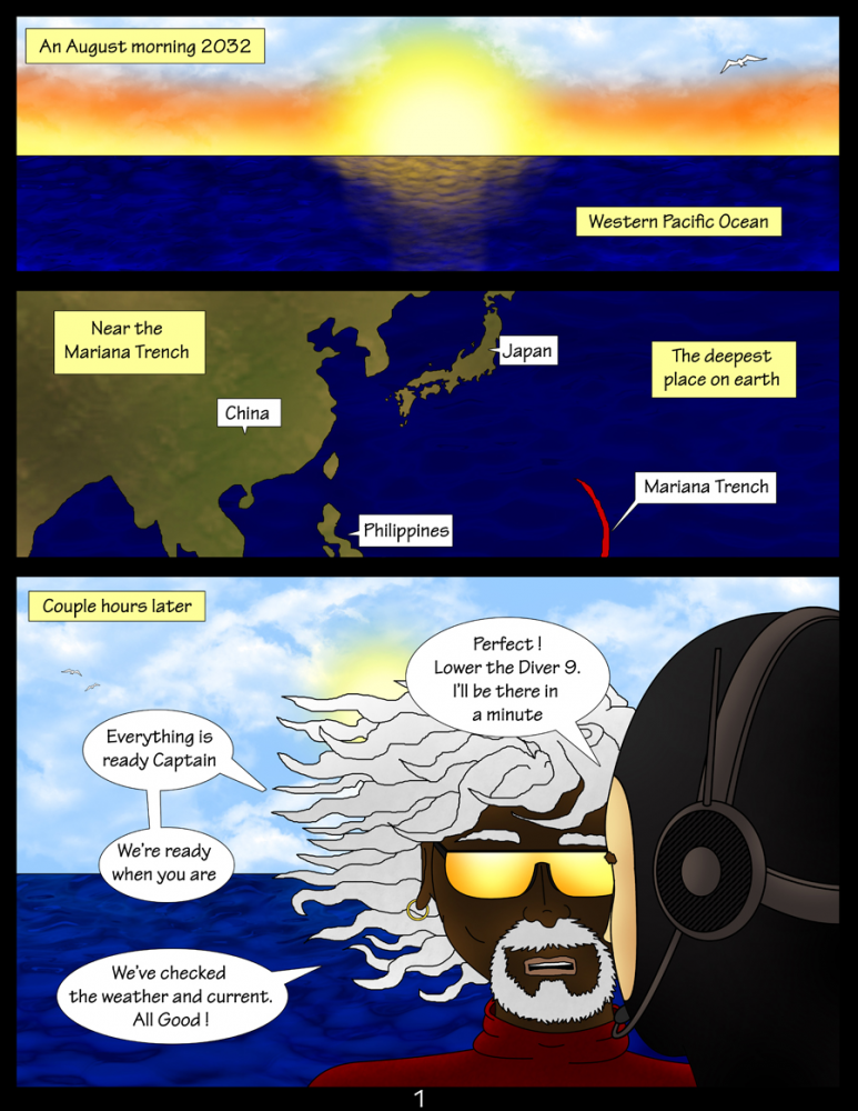 Comic: Inner Earth page 1 1