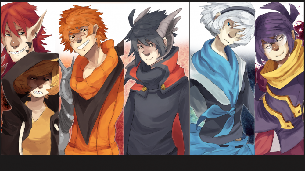 Concept Art / Character Design: Sehr viele Leute 2