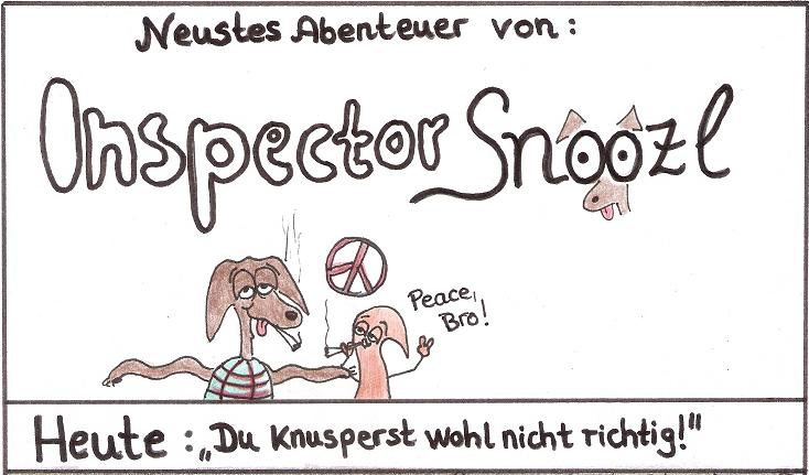 Comic: Inspector Snoozl - Du knusperst wohl nicht richtig! 1
