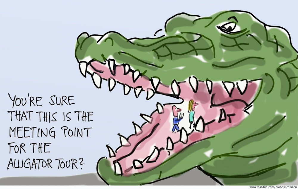 Cartoon: Meeting point 1