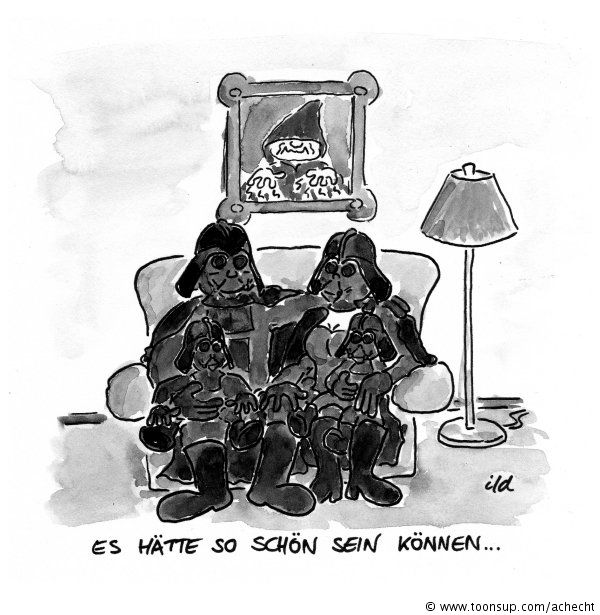 Cartoon: es hätte so schön sein können 1
