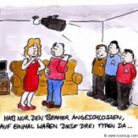 Beamer angeschlossen