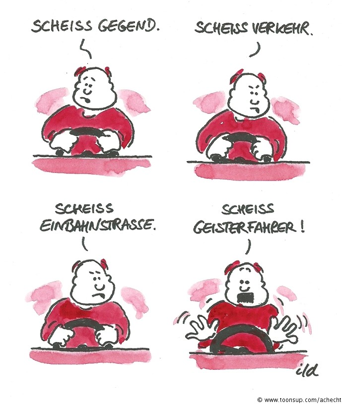 Cartoon: Scheiß Gegend 1
