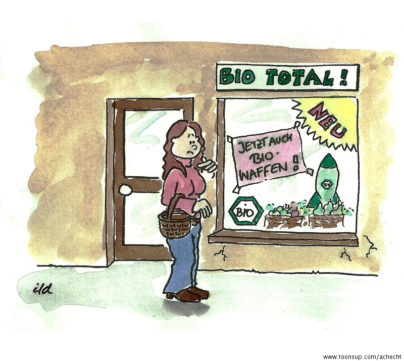 Cartoon: Bio total 1