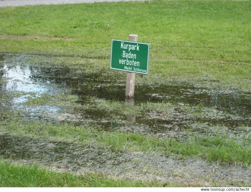 Anderes: Baden verboten 1