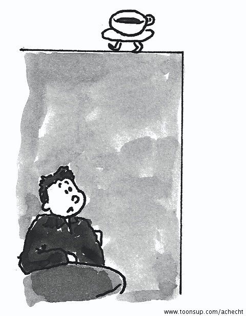 Cartoon: Der Kaffe geht aufs Haus 5