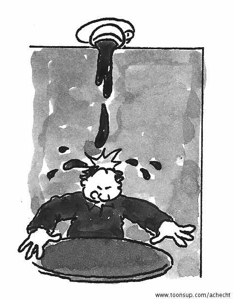 Cartoon: Der Kaffe geht aufs Haus 6
