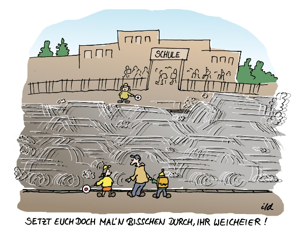 Cartoon: Setzt euch mal durch 1