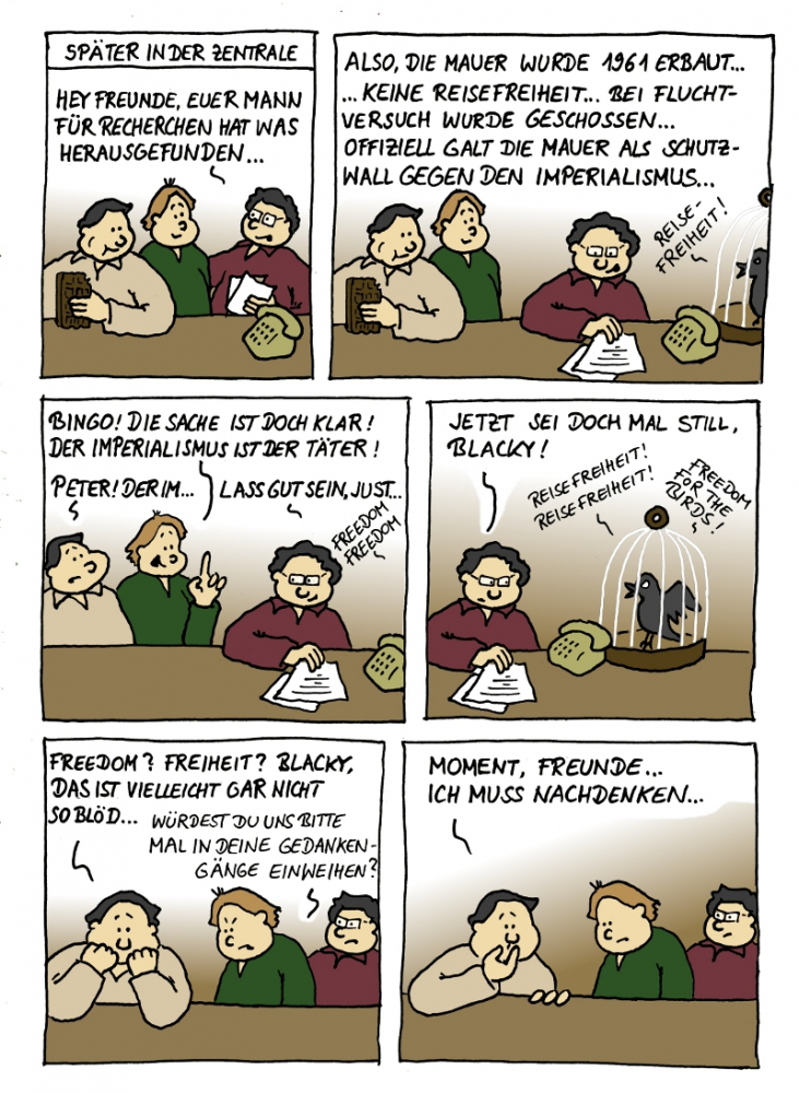 Comic: Die drei Fragezeichen und der Fall der Mauer 2