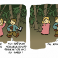 Brotkrumen vergessen