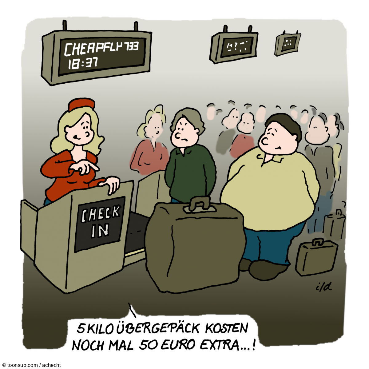 Cartoon: Übergepäck extra 1
