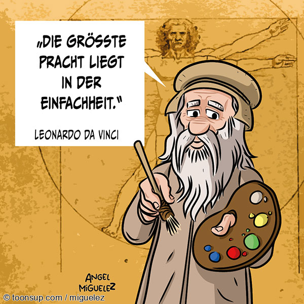Cartoon: Leonardo da Vinci 1
