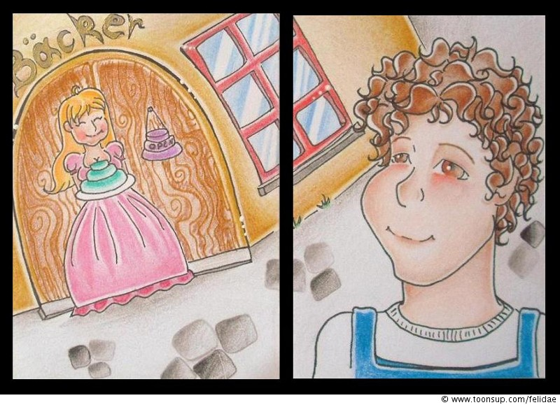 Illustration: Liebe geht durch den Magen (Nr. 43 + 44) 1