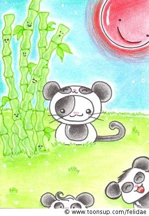 Illustration: Kitty or Panda II (auf 6,4 x 8,9 cm) 1