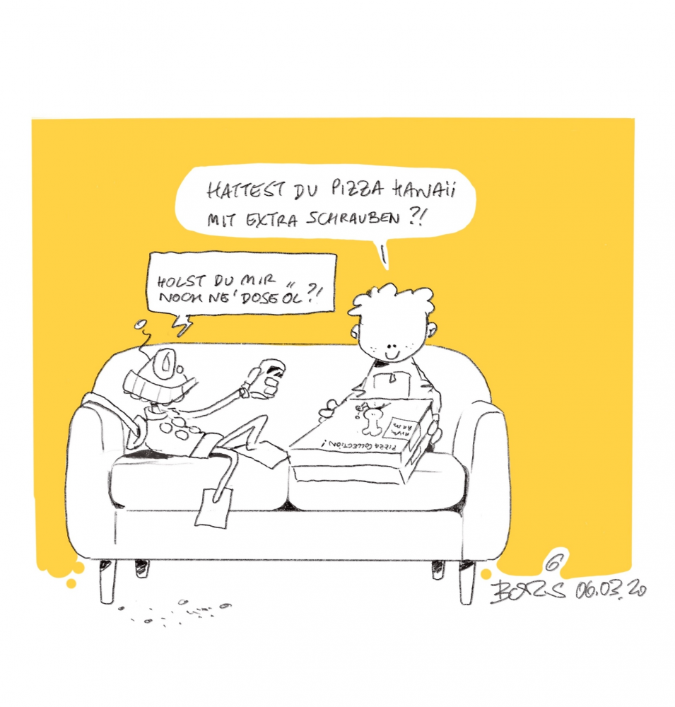 Cartoon: Pizza Hawaii 1