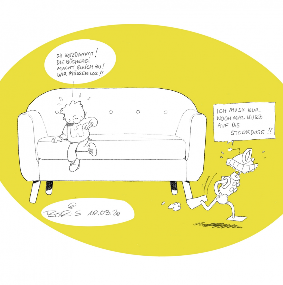 Cartoon: Wir müssen los! 1