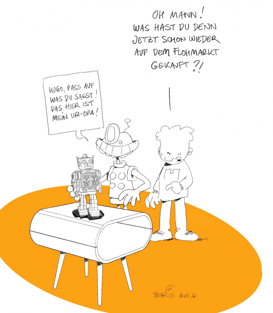 Cartoon: Flohmarktfund 1