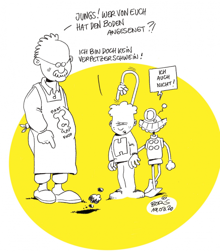 Cartoon: Verpetzerschwein 1