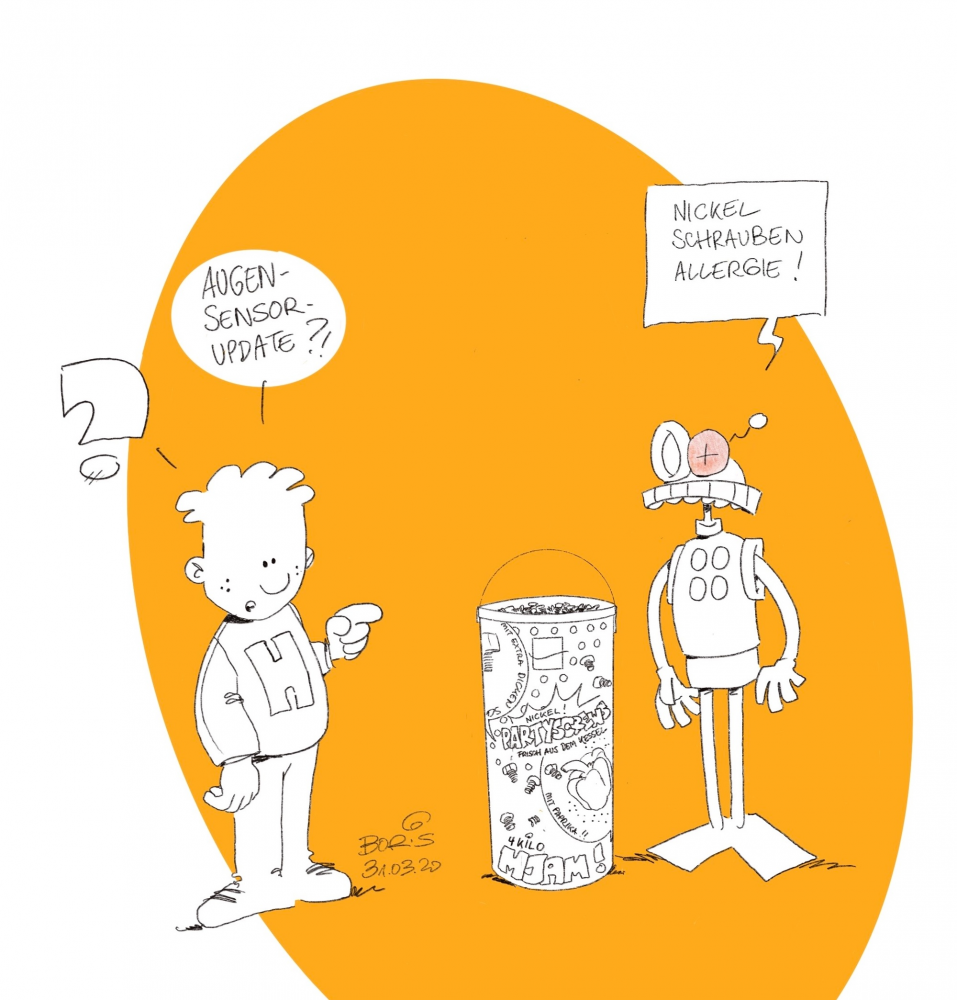 Cartoon: Neuer Augen Sensor? 1