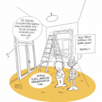 Handwerker im Haus