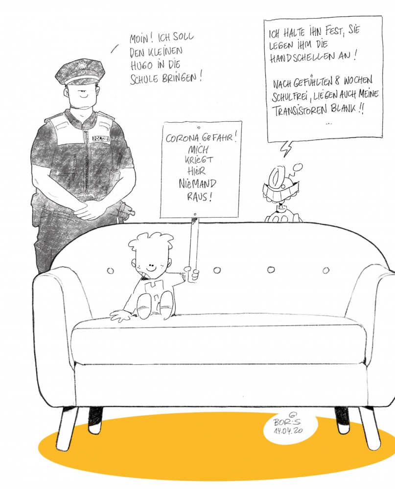 Cartoon: Nie wieder Schule 1