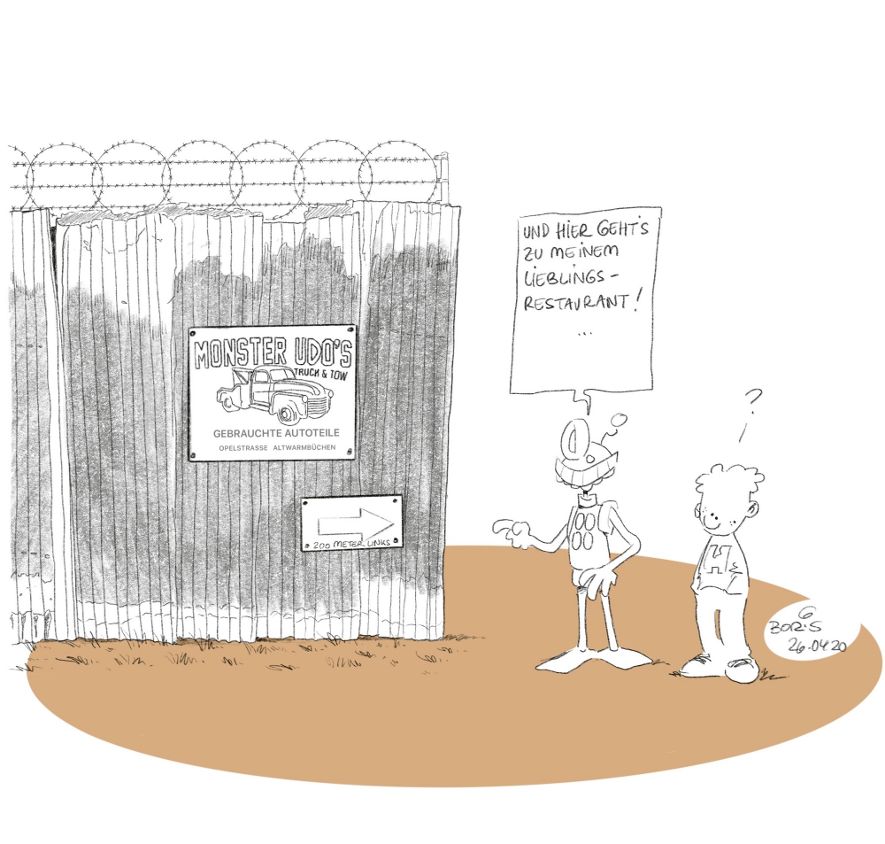 Cartoon: Lieblingsrestaurant 1