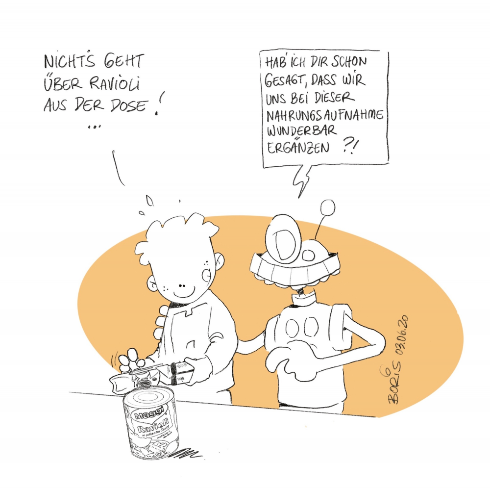 Cartoon: Nahrungsergänzung 1