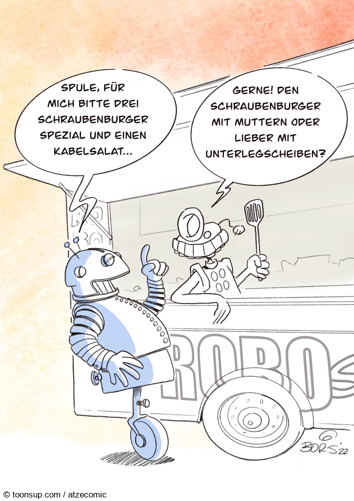 Cartoon: Schrauben satt bei Spule Teil 3 1