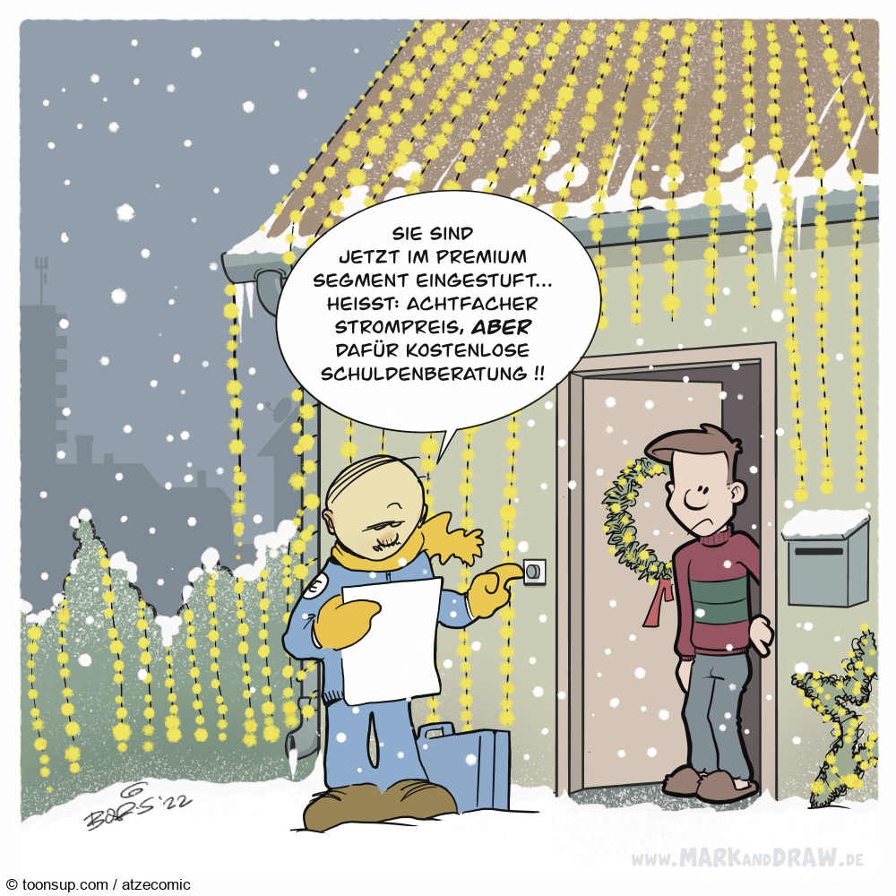 Cartoon: Finish the Cartoon Xmas Edition Beleuchtung 1