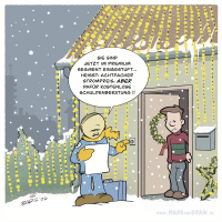 Finish the Cartoon Xmas Edition Beleuchtung