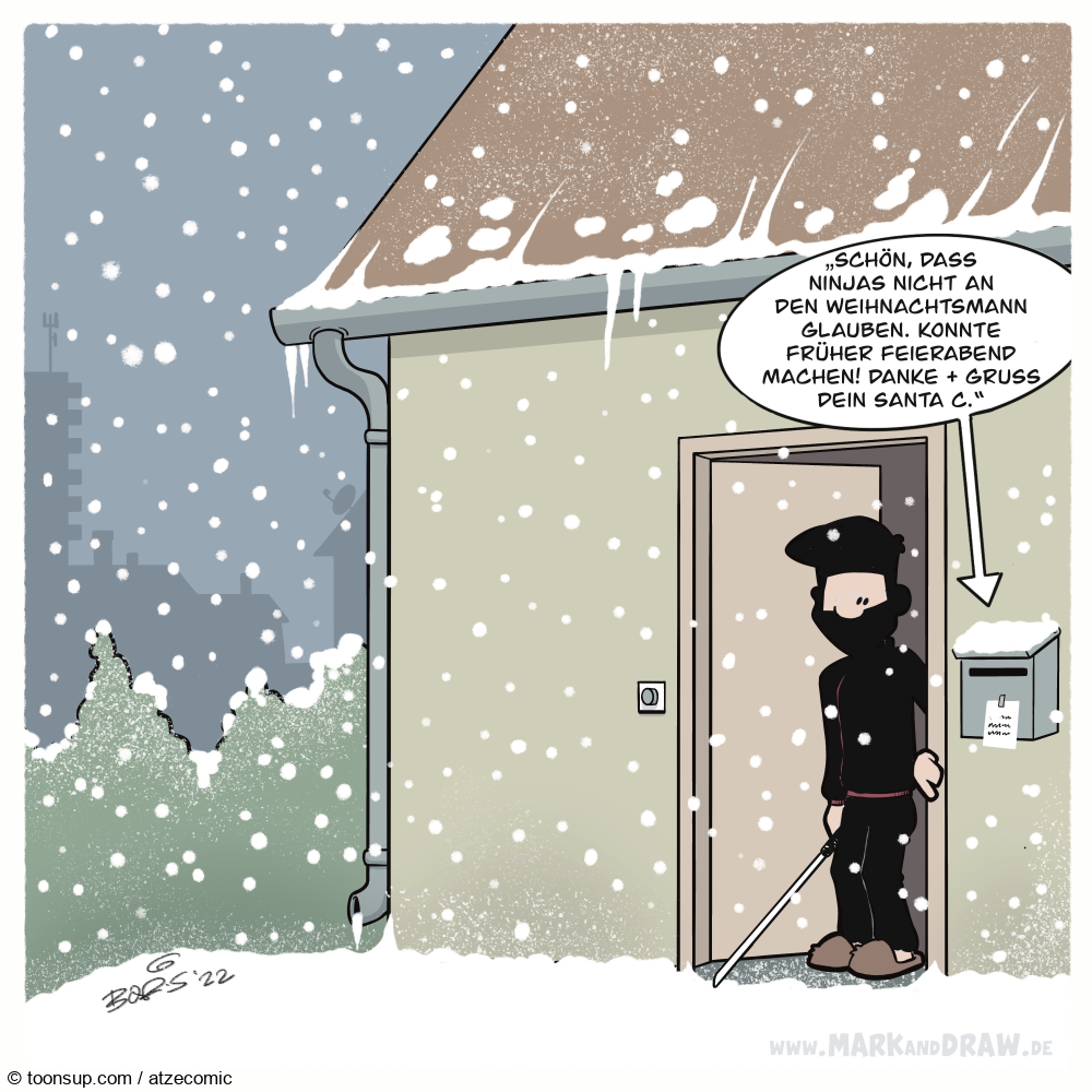 Cartoon: Finish the Cartoon Xmas Edition Ninja 1