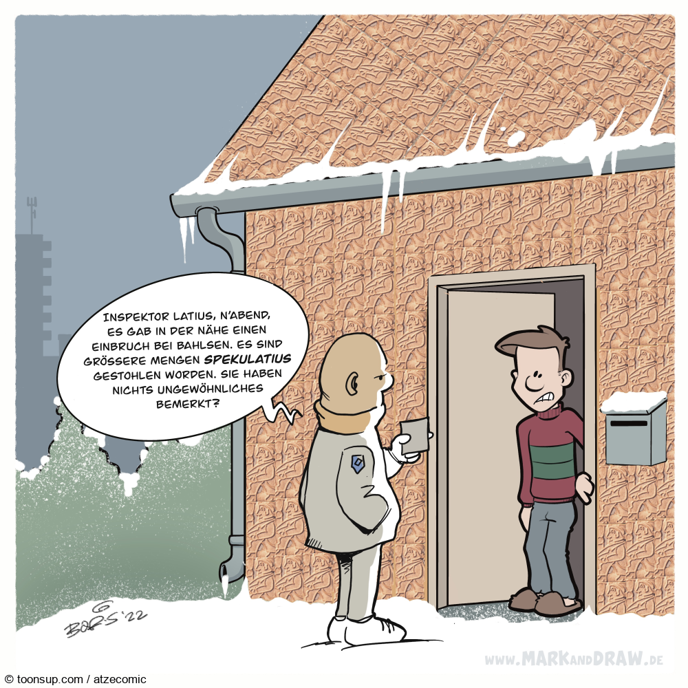 Cartoon: Finish the Cartoon Xmas Edition Inspektor Latius 1