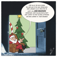 Finish the Cartoon Xmas 2023 Edition John Malkovich