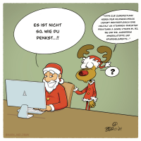 Finish the Cartoon Xmas 2024 Edition - Rentierfleisch