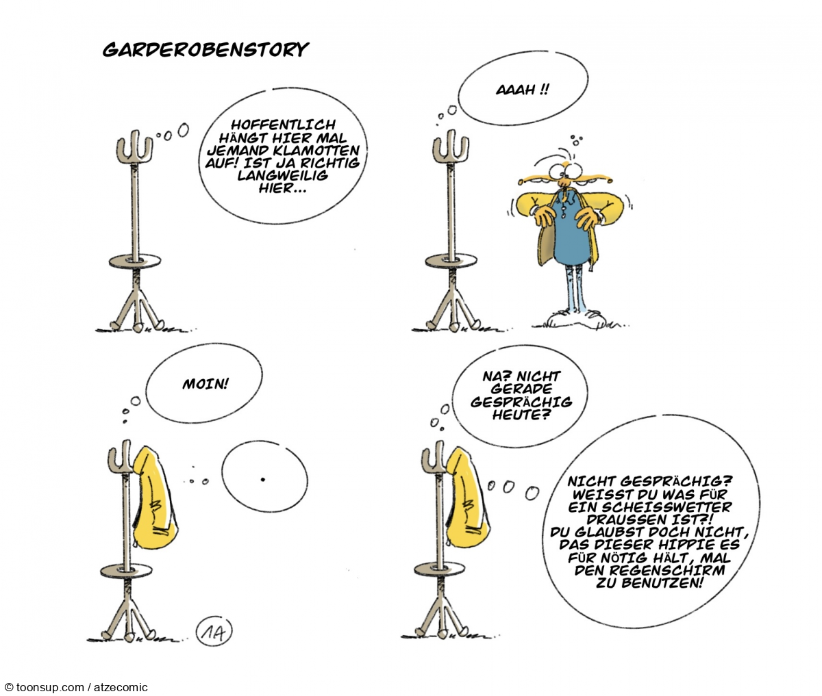 Comic: Garderobenständerstory 1