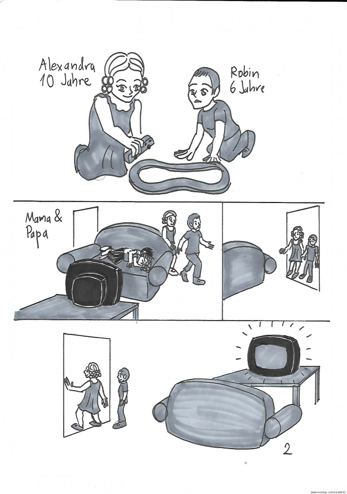 Comic: Das Feuer in der Strohhütte 3