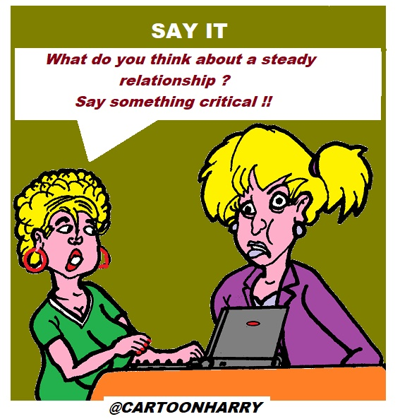 Cartoon: Say It 1