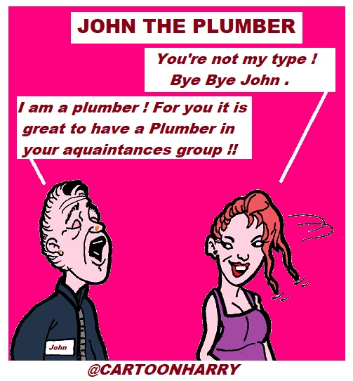 Cartoon: John the Plumber 1