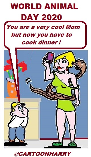Cartoon: World Animal Day 2020 1