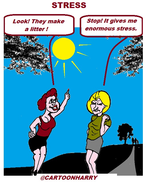 Cartoon: Stress 1