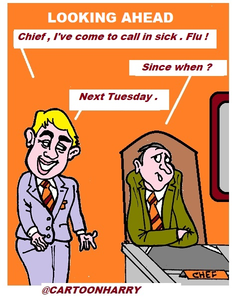 Cartoon: Looking Ahead 1