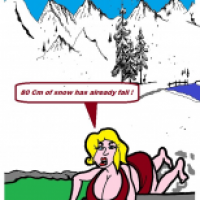 Blond in Winter