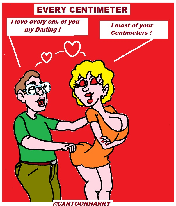 Cartoon: Every Centimeter 1