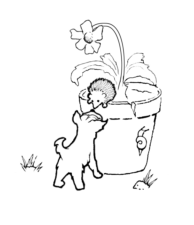 Illustration: Meeting the hedgehog 1