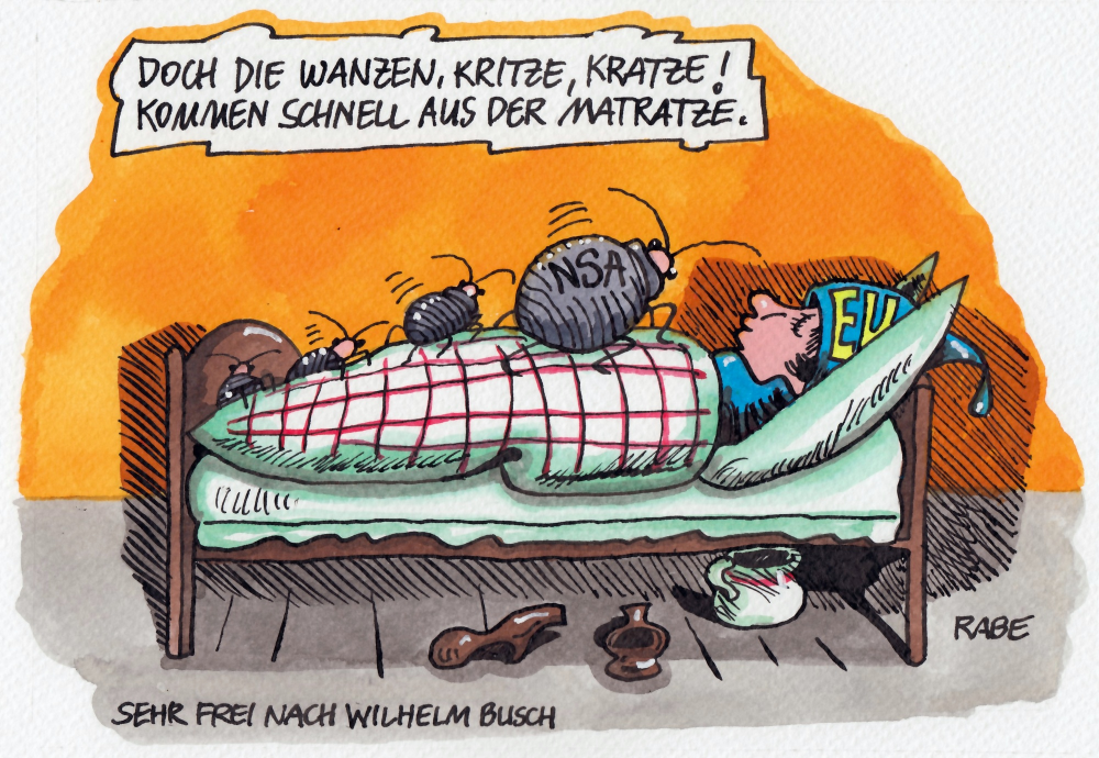 Cartoon: Wanzen 1