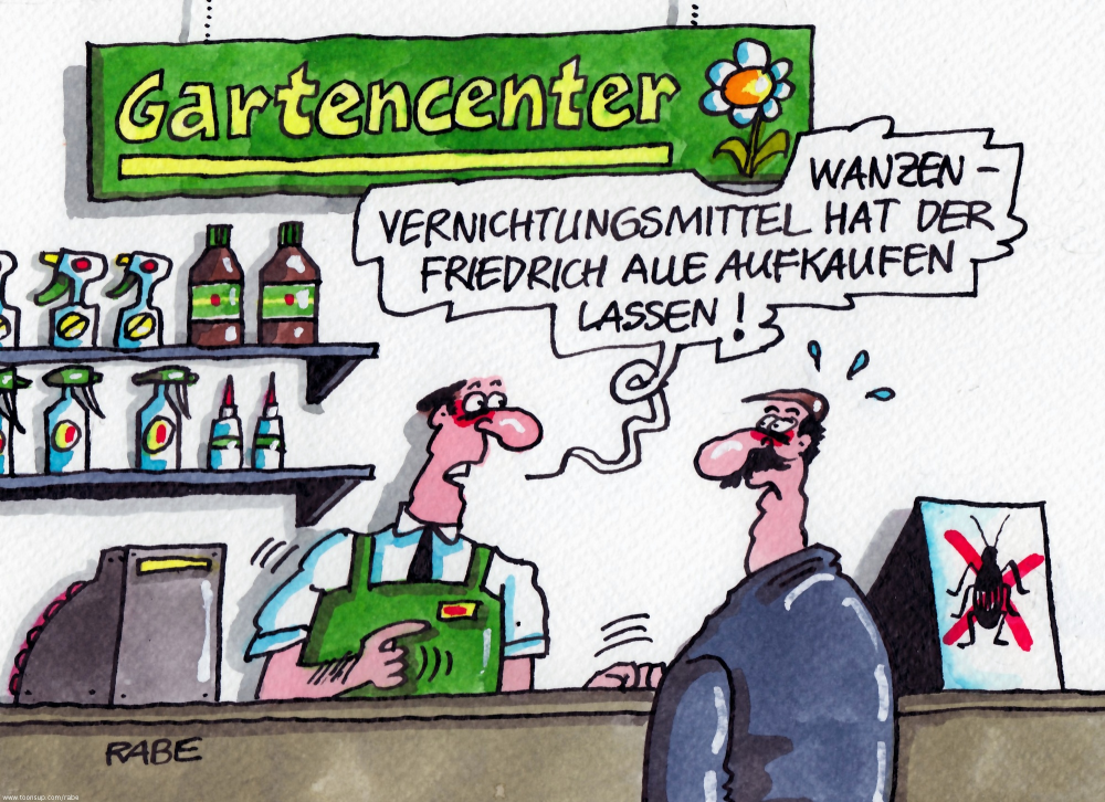 Cartoon: Wanzenfriedrich 1