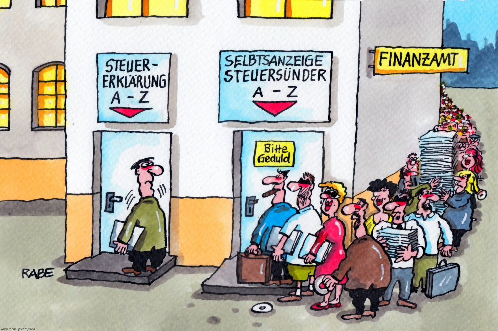 Cartoon: Selbstanzeiger 1