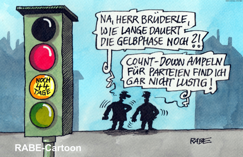 Cartoon: Ampelmännchen 1